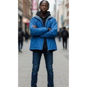 Blue RUGGED BEAR Fleece Lined Jacket Boys 10-12